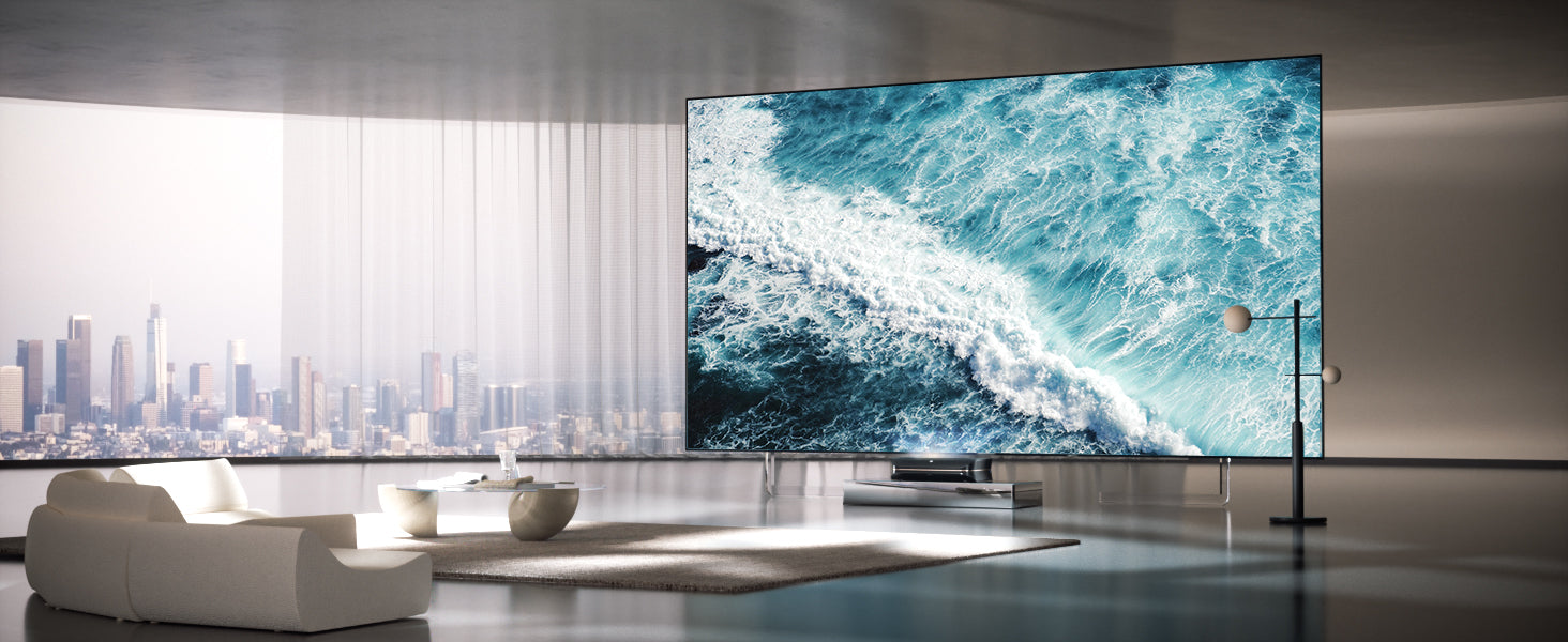 Illuminate your space with the LTV-3000 Pro, boasting peak brightness for extraordinary picture quality any time of day.