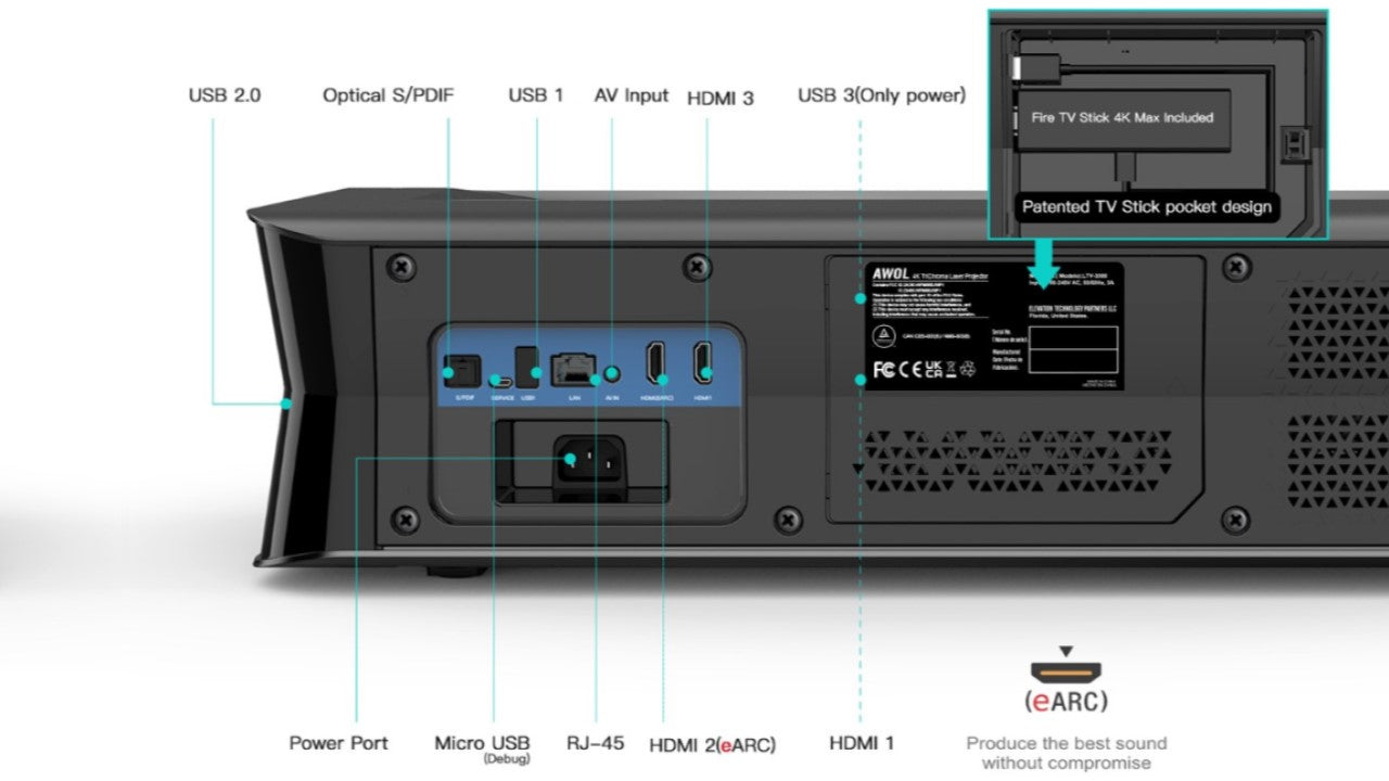 set up Amazon Fire Stick on your projector
