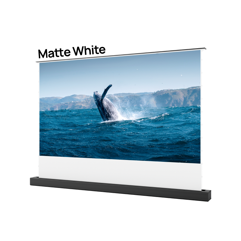 100''-120'' AWOL Vision Matte White Motorized Floor Rising Screen