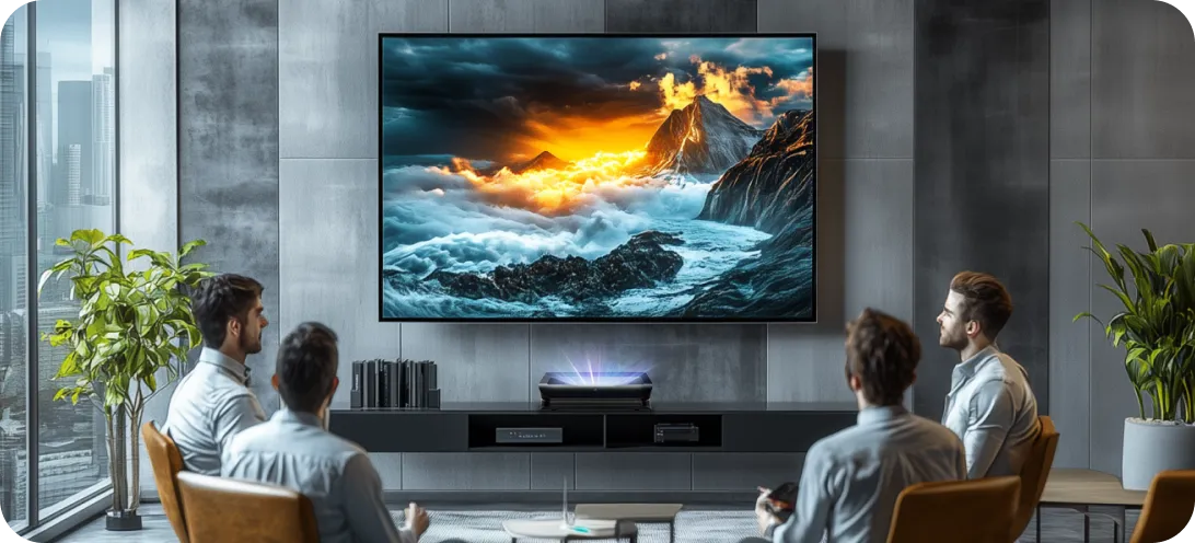 100''-120'' Fresnel Daylight ALR Screen